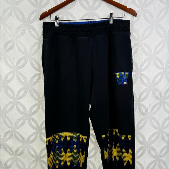Golden State Warriors Two Hype Original 92s Team Kente Letter Jogger Set Size L - Picture 5 of 10